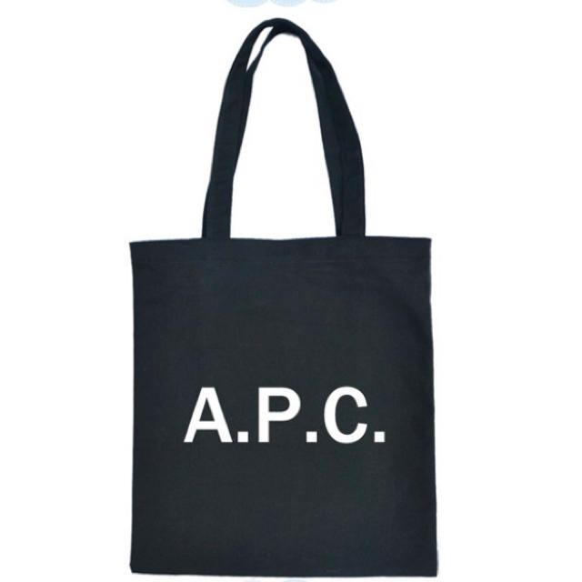 A.P.C(アーペーセー)の【新品未使用】最安値!!  APC トート 黒 エコバッグ 正規輸入商品 レディースのバッグ(トートバッグ)の商品写真