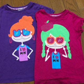 ミキハウス(mikihouse)のミキハウス 女児 Tシャツ おそろい 100㎝110㎝(Tシャツ/カットソー)