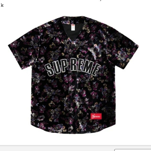 Tシャツ/カットソー(半袖/袖なし)supreme baseball jersey M