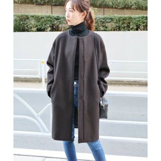 イエナ(IENA)のchy様専用❄️18AW新品タグ付二重織りシャルムノーカラーコート38
(その他)