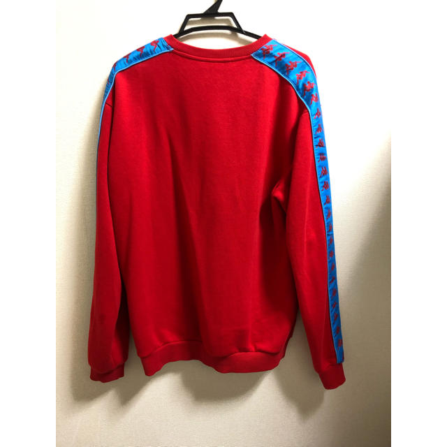 Kappa(カッパ)のKappa トレーナー 赤 メンズのトップス(Tシャツ/カットソー(七分/長袖))の商品写真