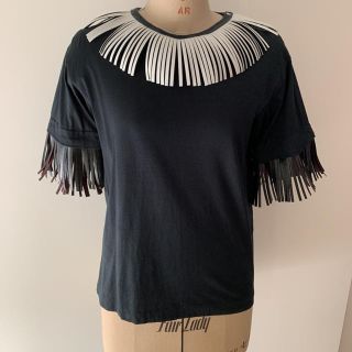 トーガ(TOGA)のTOGA PULLAフリンジTシャツ(Tシャツ(半袖/袖なし))