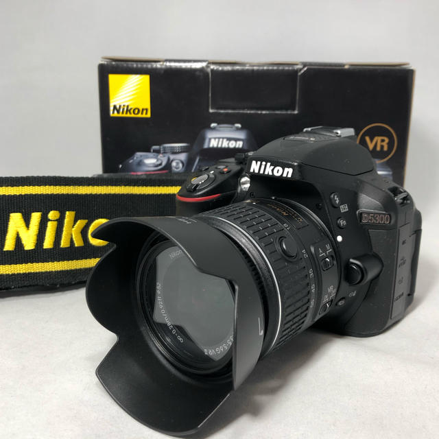 デジタル一眼Nikon D5300 18-55 VRⅡ KIT 2093ショット 美品