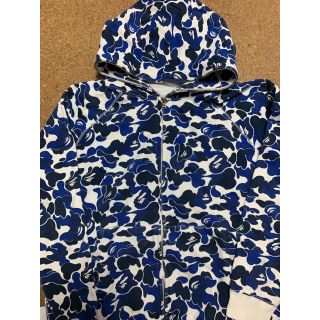 アベイシングエイプ(A BATHING APE)の激レアMサイズ！ BAPE NFS限定カモジップパーカー(パーカー)