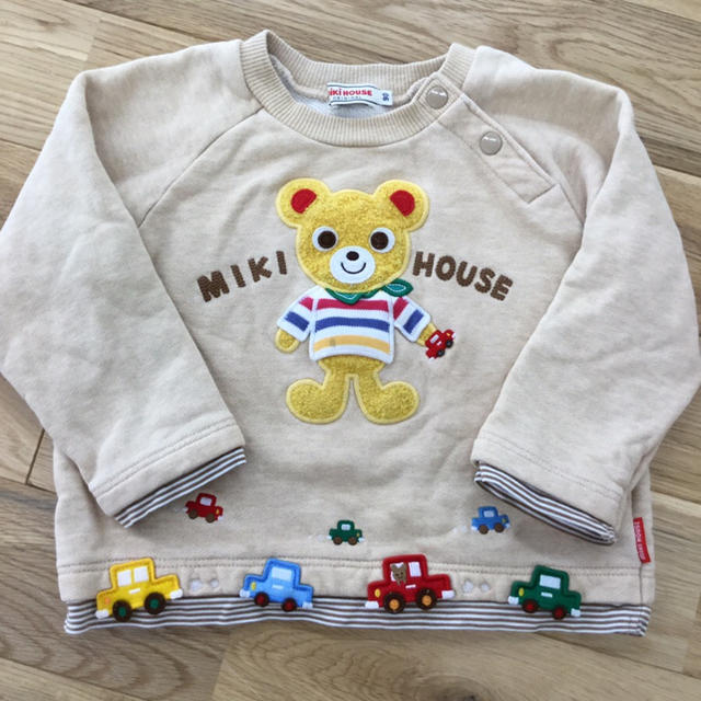 mikihouse(ミキハウス)の10日まで最終値ミキハウス トレーナー キッズ/ベビー/マタニティのキッズ服男の子用(90cm~)(ニット)の商品写真