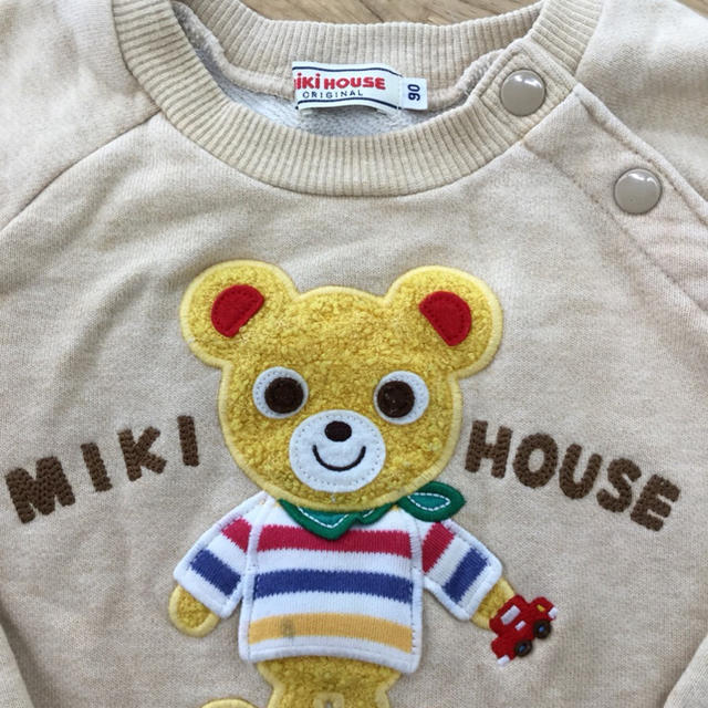 mikihouse(ミキハウス)の10日まで最終値ミキハウス トレーナー キッズ/ベビー/マタニティのキッズ服男の子用(90cm~)(ニット)の商品写真