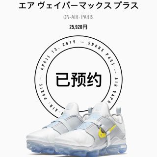 ナイキ(NIKE)のNIKEナイキ ヴェイパーマックス パリ(スニーカー)