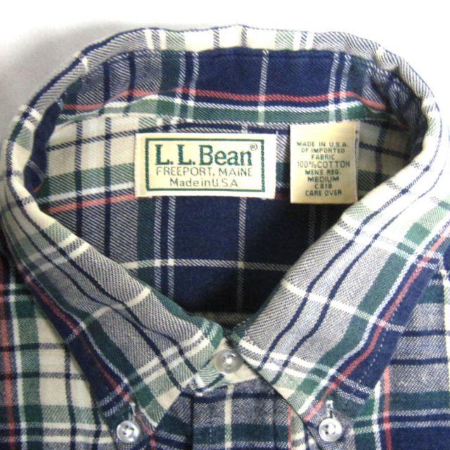 【Made in U.S.A】L.L.Bean ボタンダウン ネルシャツ