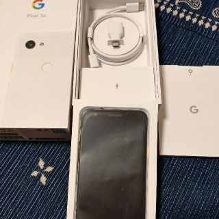 ソフトバンク(Softbank)のGoogle pixel3a (白)64GB 【新品未使用品】(スマートフォン本体)