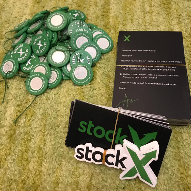 StockX タグ ステッカー ストックX