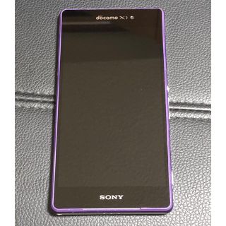 エクスペリア(Xperia)のdocomo Xperia Z2 SO-03F パープル(スマートフォン本体)