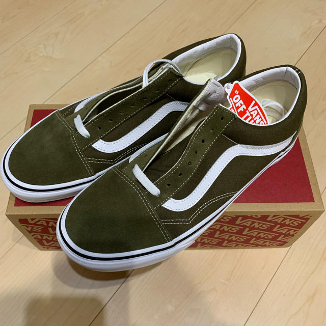 バンズ オールドスクール☆VANS オリーブ 27.0 1