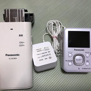 パナソニック(Panasonic)のPanasonic ワイヤレスドアモニター VL-SDM-210-W ホワイト(防犯カメラ)