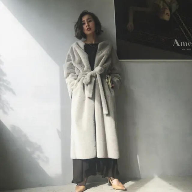 新品未使用 ottilie 切り替えボアコート コート ロング ジャケット