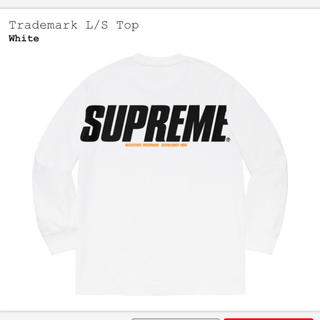 シュプリーム(Supreme)のSupreme Trademark L/S Top White XL(Tシャツ/カットソー(七分/長袖))