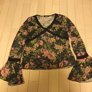 アナップ(ANAP)のANAP  花柄レース カットソー(カットソー(長袖/七分))