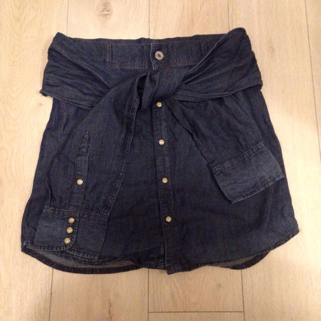 DIESEL(ディーゼル)のDIESEL シャツ風スカート レディースのスカート(ミニスカート)の商品写真