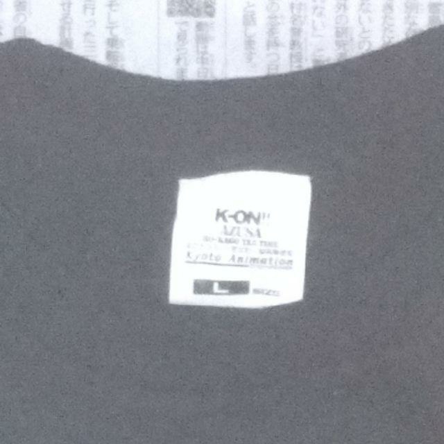 けいおん　K-ON 中野梓 Tシャツ(ブラック/Lサイズ)「けいおん!!」 メンズのトップス(Tシャツ/カットソー(半袖/袖なし))の商品写真