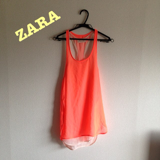 ザラ(ZARA)の値下999→500試着のみZARAタンク(Tシャツ(半袖/袖なし))