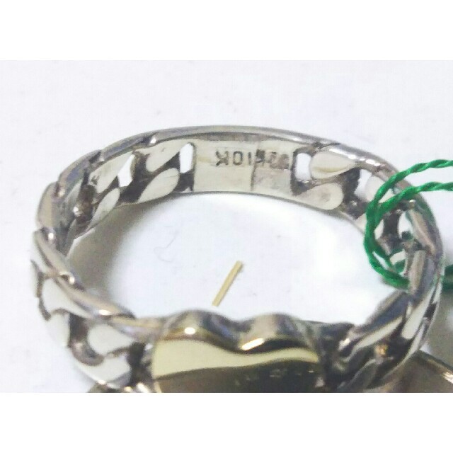 シルバーと、10Kのリング レディースのアクセサリー(リング(指輪))の商品写真