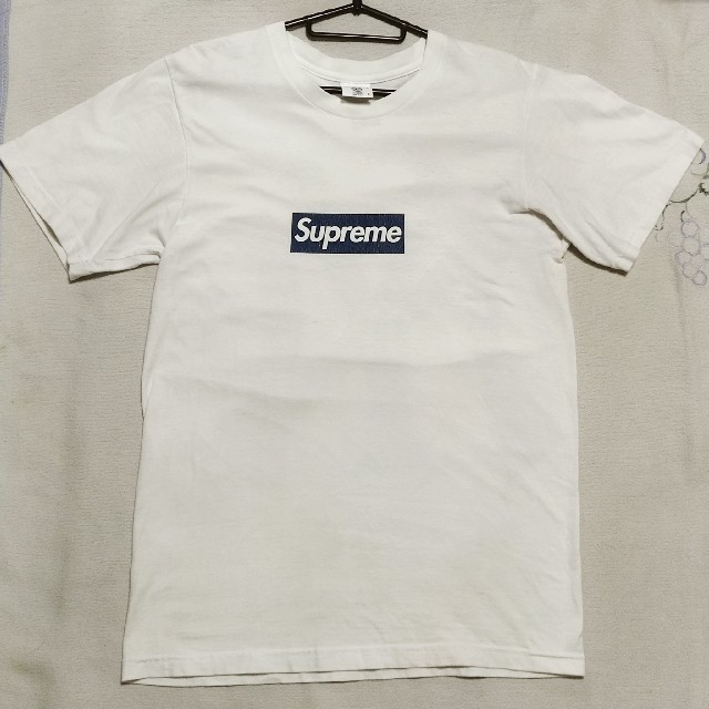 Supreme × Yankees boxlogo tee 白S