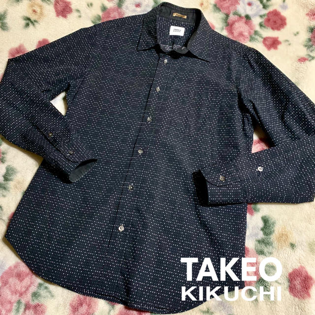 TAKEO KIKUCHI(タケオキクチ)の美品⭐️【TAKEO KIKUCHI】ドレスシャツ / L メンズのトップス(シャツ)の商品写真