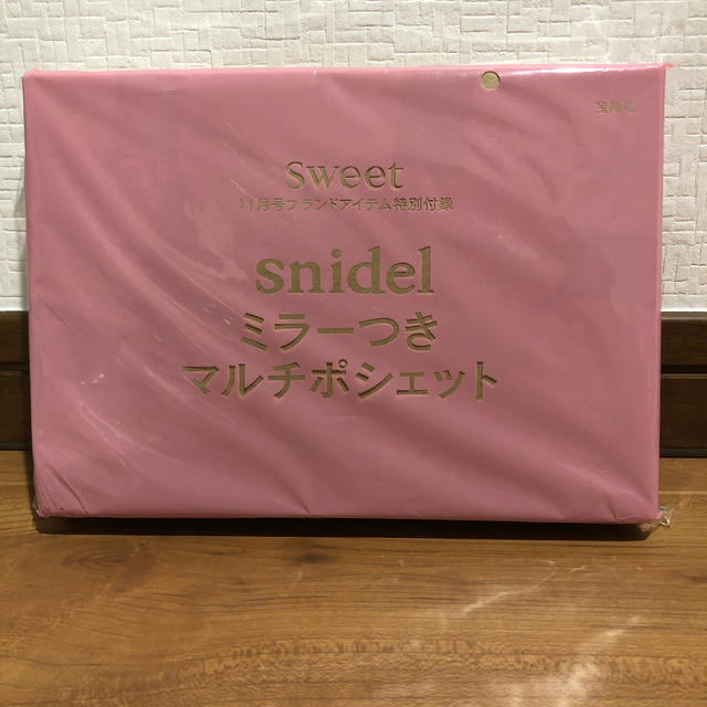 snidel ミラーつきマルチポシェット【未開封】 レディースのバッグ(ショルダーバッグ)の商品写真
