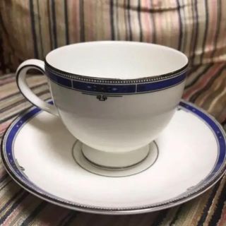 ウェッジウッド(WEDGWOOD)のWedgwood カップ&ソーサー キングスブリッジ 青(グラス/カップ)