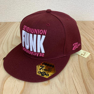 セブンユニオン(7UNION)の◆新品未使用◆7unionキャップ 「FUNK」ワイン 7 1／2(キャップ)