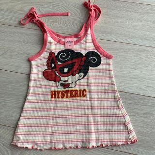 ヒステリックミニ(HYSTERIC MINI)のヒスミニ キャミ ボーダー 100センチ(Tシャツ/カットソー)