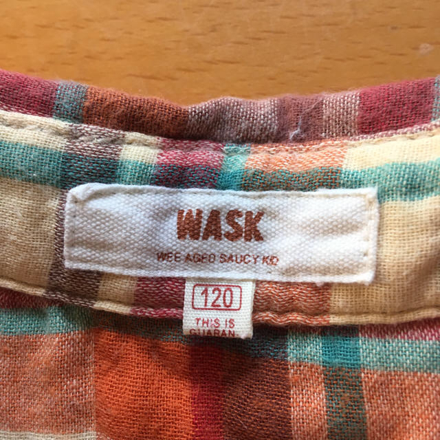 WASK(ワスク)のワスク長袖シャツ  120 キッズ/ベビー/マタニティのキッズ服男の子用(90cm~)(ブラウス)の商品写真