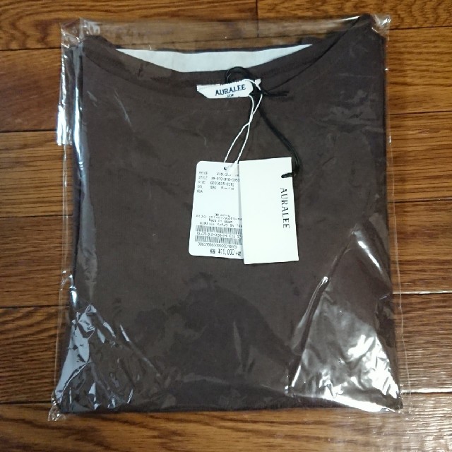 新品 AURALEE IENA 別注ボートネックTシャツ イエナ オーラリー 3