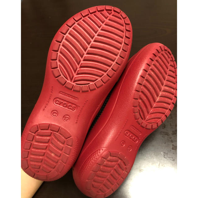 crocs(クロックス)の値下げ！クロックス ローファー 18.5センチ キッズ/ベビー/マタニティのキッズ靴/シューズ(15cm~)(ローファー)の商品写真