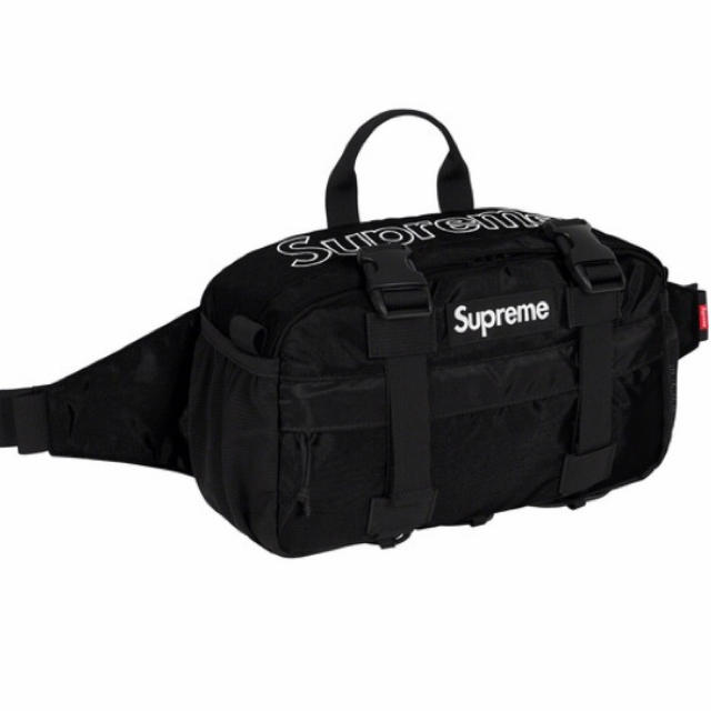 Supreme 19fw waist bag black 19aw