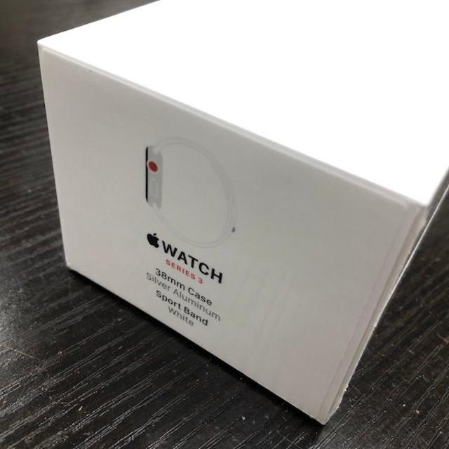 【T615】未開封 Apple Watch 3 アルミ 38mm 銀