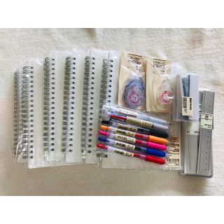 ムジルシリョウヒン(MUJI (無印良品))の無印良品 文具 18点セット(ノート/メモ帳/ふせん)