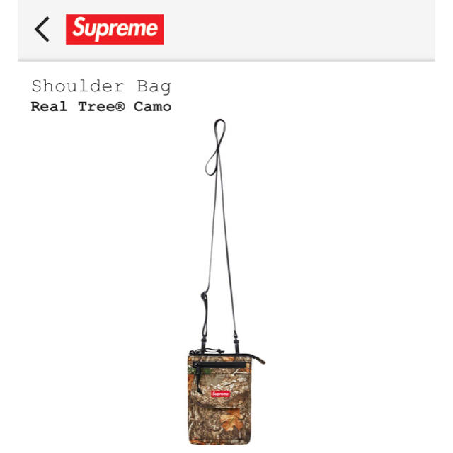 supreme 2019fw shoulder bag カモのサムネイル