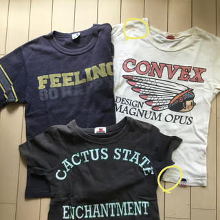コンベックス(CONVEX)のコンベックス MPS等Tシャツセット130(Tシャツ/カットソー)