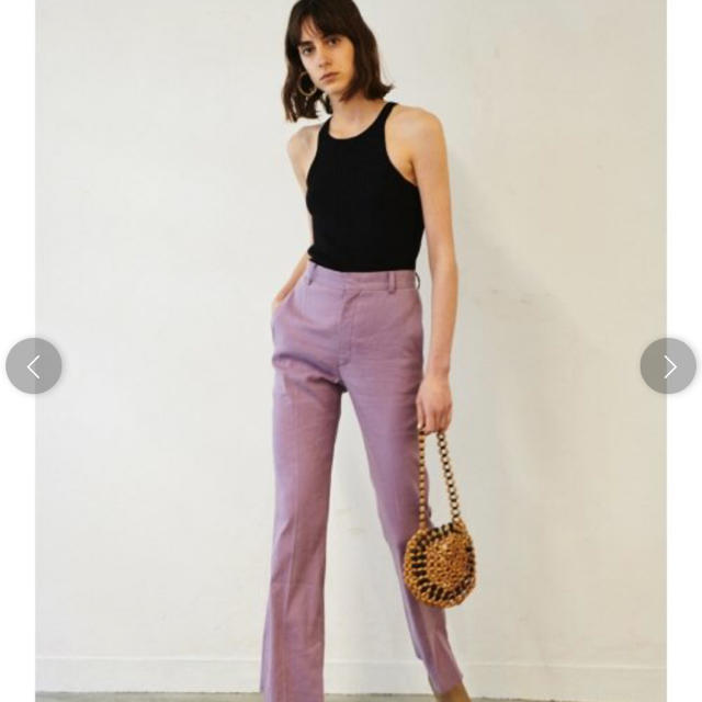 SNIDEL - スナイデル snidel テンセルリネンパンツ バイオレット 美品