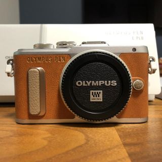 オリンパス(OLYMPUS)の★新品・未使用品★ PEN E-PL8 ボディ★ブラウン★スマホ転送②(ミラーレス一眼)