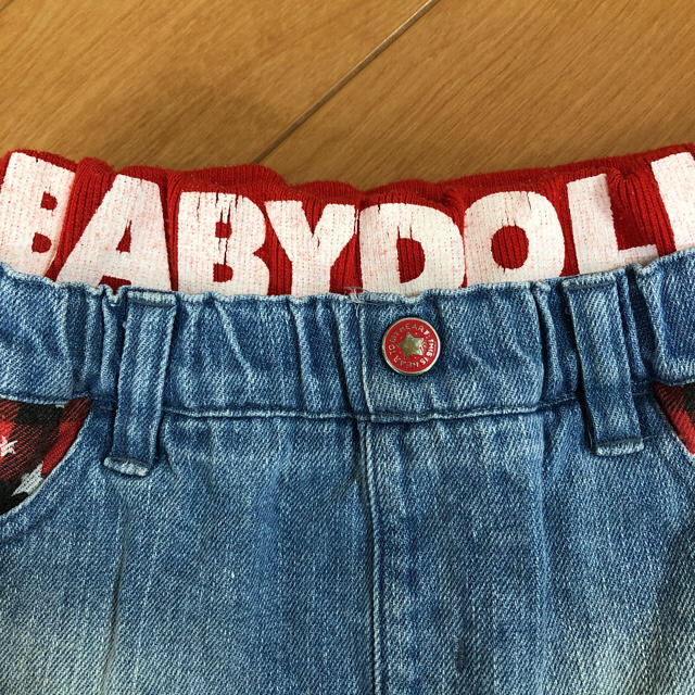 BABYDOLL(ベビードール)のベビードール スカート ミニスカート キッズ/ベビー/マタニティのキッズ服女の子用(90cm~)(スカート)の商品写真