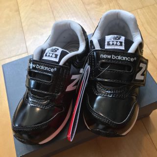 ニューバランス(New Balance)の新品送料込★ニューバランス 993 エナメルブラック 16.5センチ(スニーカー)