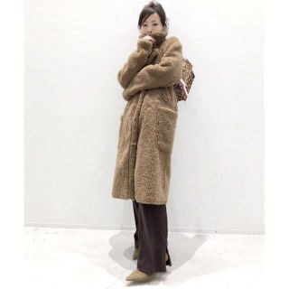 アパルトモンドゥーズィエムクラス(L'Appartement DEUXIEME CLASSE)のりんごま様専用：アパルトモン☆YVES SALOMON MOUTON COAT☆(ムートンコート)