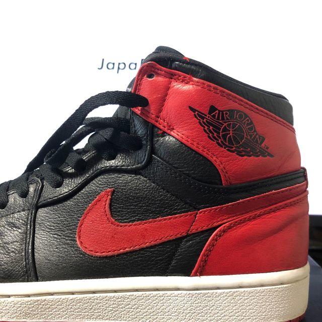 NIKE(ナイキ)のJordan 1 Retro Banned BRED 2011 メンズの靴/シューズ(スニーカー)の商品写真