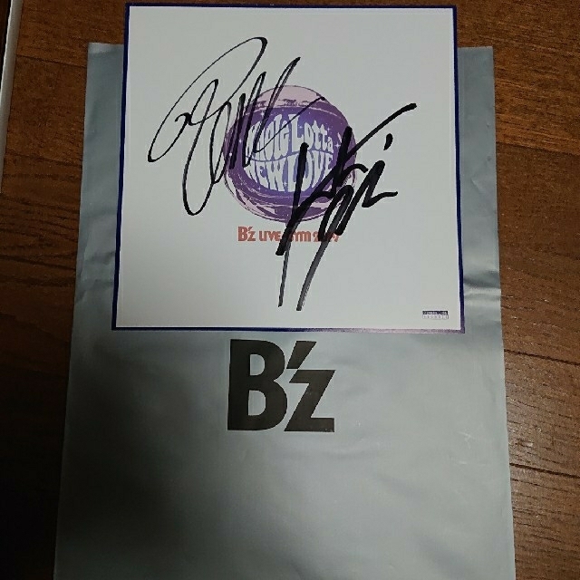 B'z サイン色紙