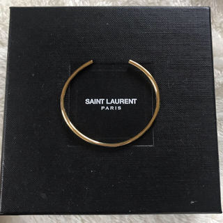 サンローラン(Saint Laurent)の❁サンローラン❁チューブバングル❁ゴールド(ブレスレット/バングル)