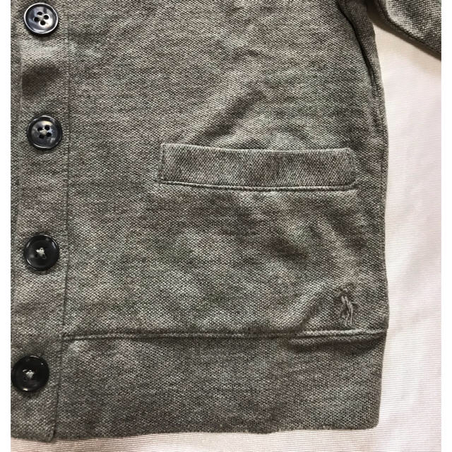 POLO RALPH LAUREN(ポロラルフローレン)の専用☆新品・未使用　ラルフローレン　キッズ　カーディガン　グレー　お受験 キッズ/ベビー/マタニティのキッズ服男の子用(90cm~)(カーディガン)の商品写真