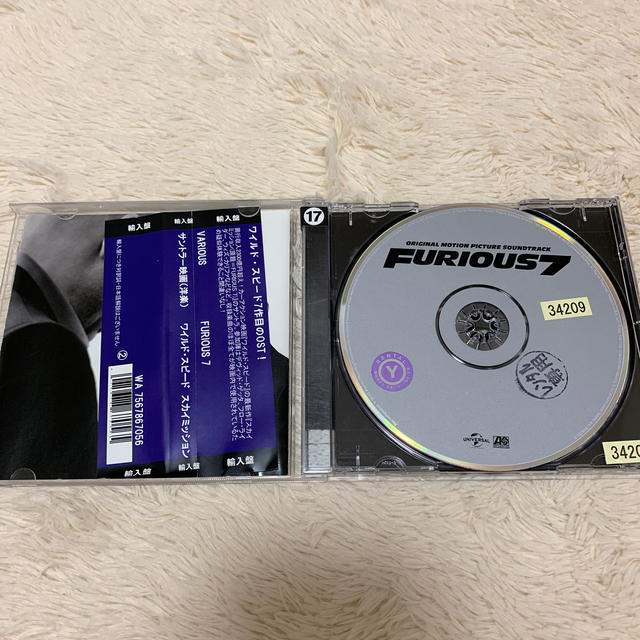 ワイルドスピード オリジナルサウンドトラック エンタメ/ホビーのCD(映画音楽)の商品写真