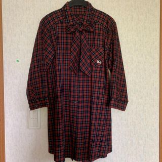 バーバリーブルーレーベル(BURBERRY BLUE LABEL)のバーバリーブルーレーベル シャツワンピース 38(ミニワンピース)