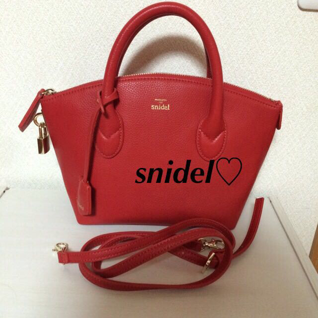 SNIDEL(スナイデル)の新品未使用♡snidel♡バッグ レディースのバッグ(ハンドバッグ)の商品写真